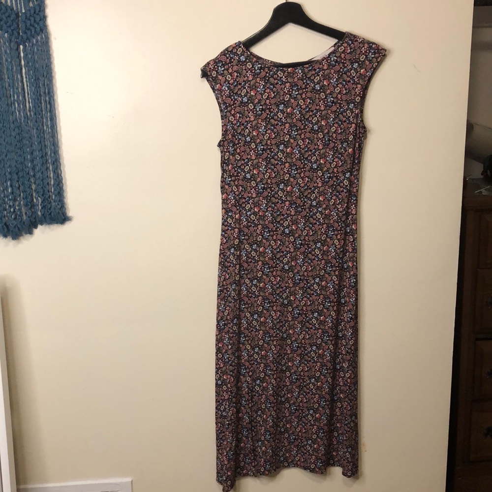 Loft floral midi dress